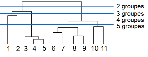 Exemple de regroupement hiérarchique