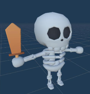 Vue des modèles 3D des personnages ennemis dans le jeu MageMotion.